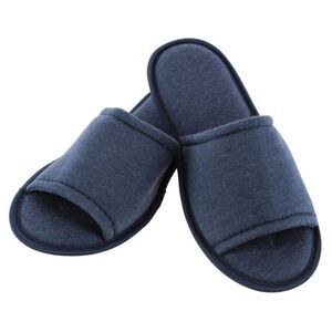 CTM Men's Open Toe Slide House Slippers